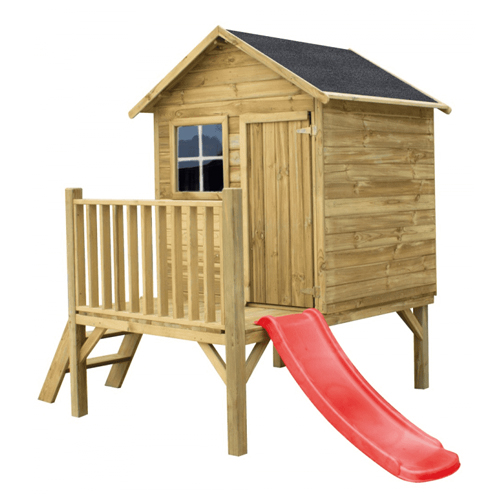 drewniany domek dla dzieci